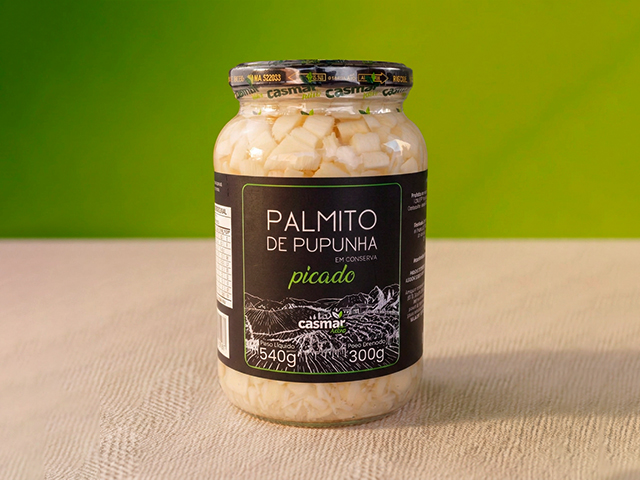 Palmito Pupunha Picado